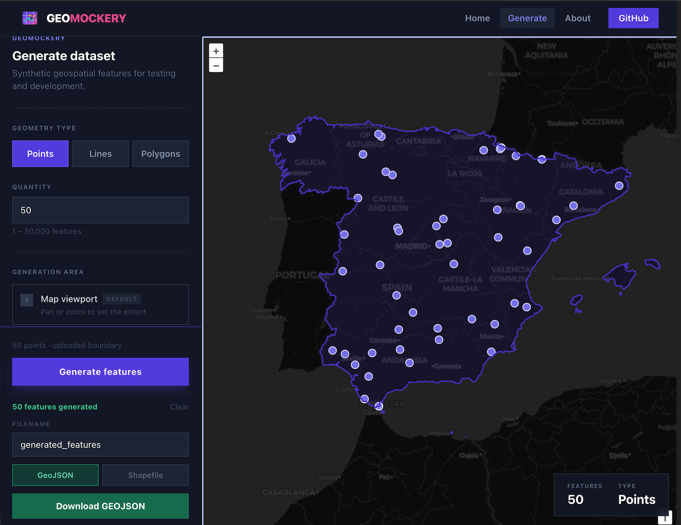 Geomockery screenshot