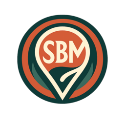 Small Batch Maps compass logo